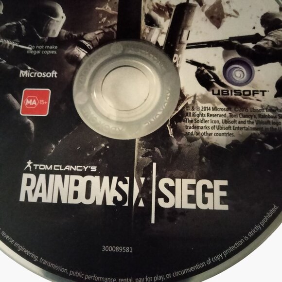 Tom Clancys Rainbow Six Siege Xbox One Game Disc - Picture 4 of 6